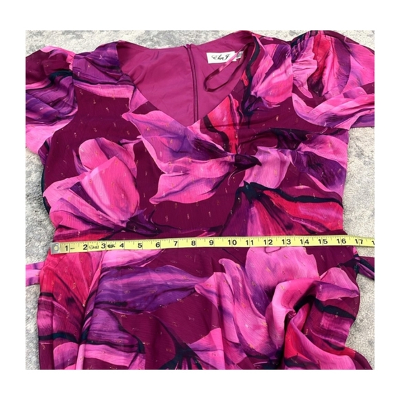 Eliza J. 💕NEW Gorgeous High Low Chiffon Dress💕Size 12 - Picture 7 of 9